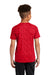 Sport-Tek YST460 Youth Digi Camo Moisture Wicking Short Sleeve Crewneck T-Shirt True Red Model Back