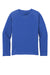 Sport-Tek YST470LS Youth Rashguard Moisture Wicking Long Sleeve Crewneck T-Shirt True Royal Blue Flat Front