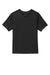 Sport-Tek YST470 Youth Rashguard Moisture Wicking Short Sleeve Crewneck T-Shirt Black Flat Front