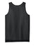 Sport-Tek YST5000 Youth PosiCharge Reversible Mesh Tank Top Black/White Flat Back