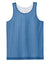 Sport-Tek YST5000 Youth PosiCharge Reversible Mesh Tank Top Carolina Blue/White Flat Front