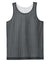 Sport-Tek YST5000 Youth PosiCharge Reversible Mesh Tank Top Iron Grey/White Flat Front