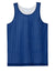 Sport-Tek YST5000 Youth PosiCharge Reversible Mesh Tank Top True Royal Blue/White Flat Front