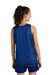 Sport-Tek YST5000 Youth PosiCharge Reversible Mesh Tank Top True Royal Blue/White Model Back