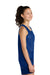 Sport-Tek YST5000 Youth PosiCharge Reversible Mesh Tank Top True Royal Blue/White Model Side