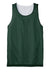 Sport-Tek YST500 Youth Reversible Mesh Moisture Wicking Tank Top Forest Green Flat Front