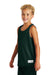 Sport-Tek YST500 Youth Reversible Mesh Moisture Wicking Tank Top Forest Green Model 3q