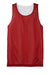 Sport-Tek YST500 Youth Reversible Mesh Moisture Wicking Tank Top True Red Flat Front