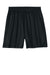 Sport-Tek YST5100 Youth PosiCharge Mesh Athletic Shorts Black Flat Front