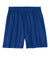 Sport-Tek YST5100 Youth PosiCharge Mesh Athletic Shorts True Royal Blue Flat Front