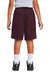 Sport-Tek YST510 Youth Moisture Wicking Classic Mesh Shorts Maroon Model Back