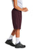 Sport-Tek YST510 Youth Moisture Wicking Classic Mesh Shorts Maroon Model Side