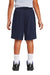 Sport-Tek YST510 Youth Moisture Wicking Classic Mesh Shorts True Navy Blue Model Back