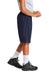 Sport-Tek YST510 Youth Moisture Wicking Classic Mesh Shorts True Navy Blue Model Side