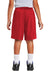 Sport-Tek YST510 Youth Moisture Wicking Classic Mesh Shorts True Red Model Back