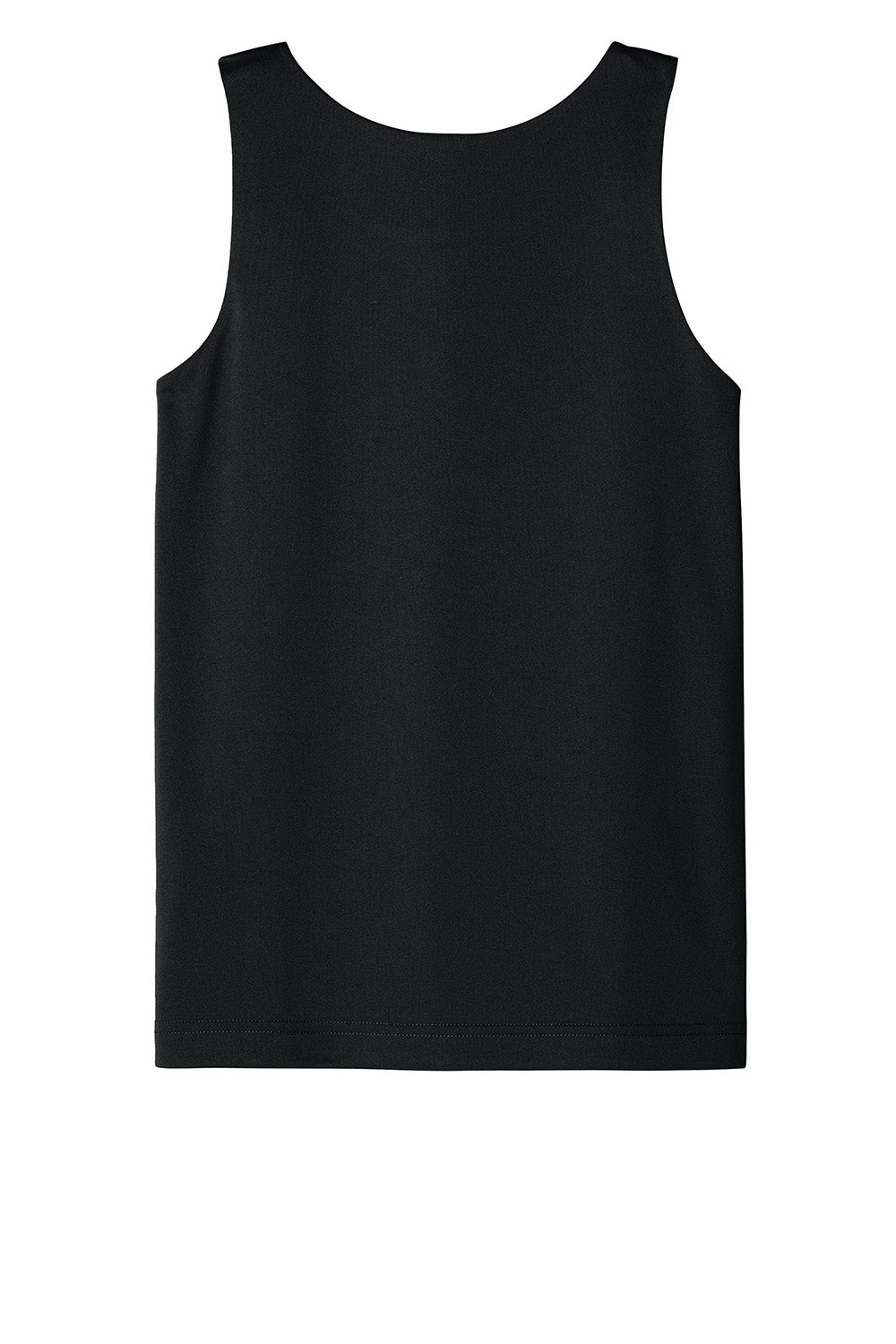 Sport-Tek YST551 Youth PosiCharge Competitor Rev Tank Top Black/White Flat Back