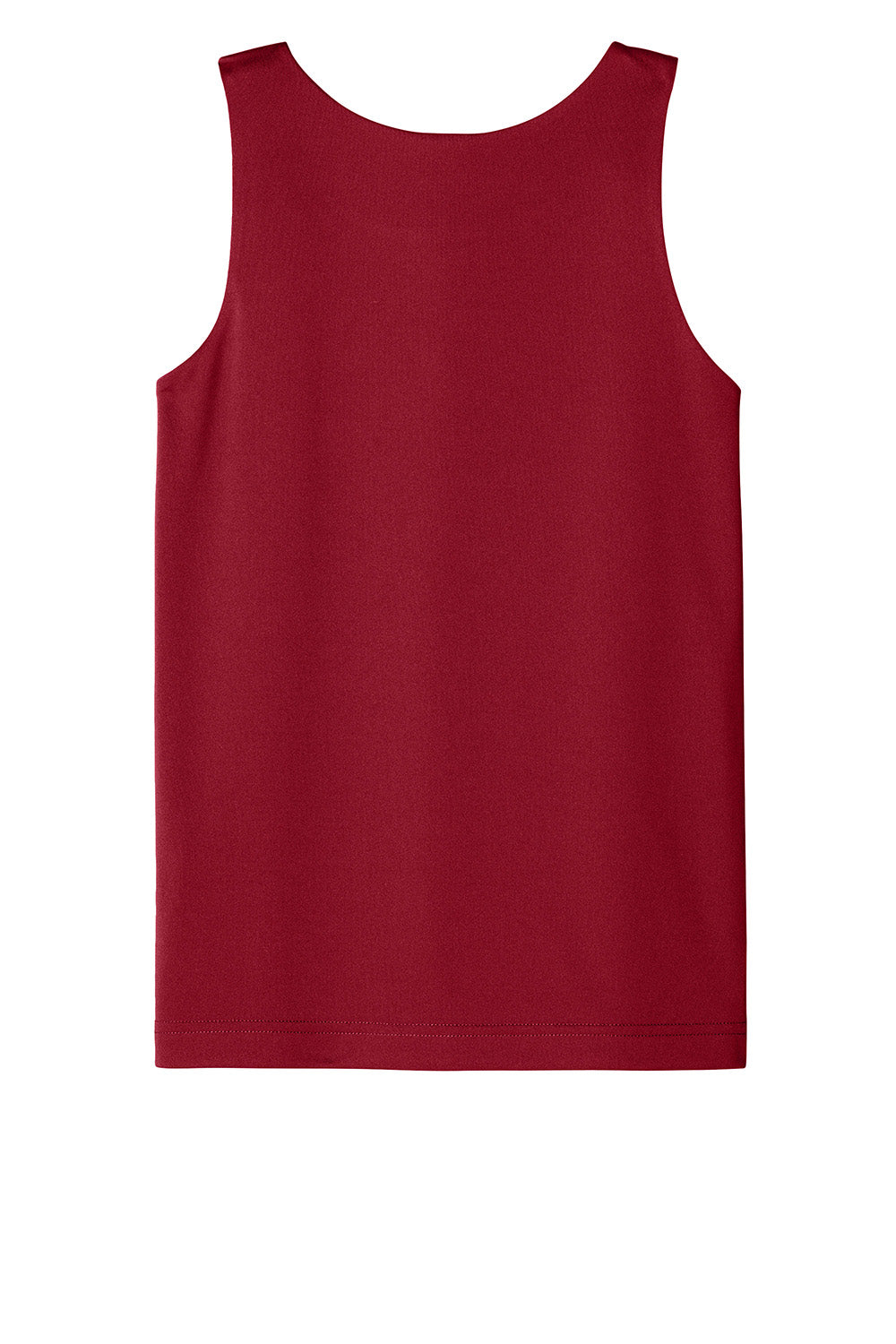 Sport-Tek YST551 Youth PosiCharge Competitor Rev Tank Top Deep Red/White Flat Back