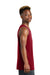 Sport-Tek YST551 Youth PosiCharge Competitor Rev Tank Top Deep Red/White Model Side