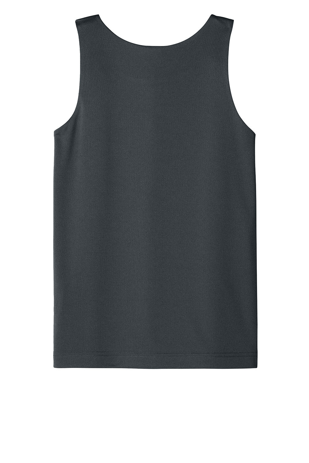 Sport-Tek YST551 Youth PosiCharge Competitor Rev Tank Top Iron Grey/White Flat Back