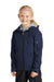 Sport-Tek YST56 Youth Waterproof Insulated Full Zip Hooded Jacket True Navy Blue Model 3q