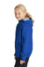 Sport-Tek YST56 Youth Waterproof Insulated Full Zip Hooded Jacket True Royal Blue Model Side