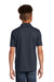 Sport-Tek YST640 Youth RacerMesh Moisture Wicking Short Sleeve Polo Shirt Graphite Grey Model Back