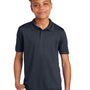 Sport-Tek Youth RacerMesh Moisture Wicking Short Sleeve Polo Shirt - Graphite Grey