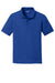 Sport-Tek YST640 Youth RacerMesh Moisture Wicking Short Sleeve Polo Shirt True Royal Blue Flat Front