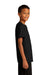 Sport-Tek YST720 Youth Re-Compete Moisture Wicking Short Sleeve Crewneck T-Shirt Black Model Side