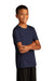 Sport-Tek YST720 Youth Re-Compete Moisture Wicking Short Sleeve Crewneck T-Shirt True Navy Blue Model 3q