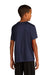 Sport-Tek YST720 Youth Re-Compete Moisture Wicking Short Sleeve Crewneck T-Shirt True Navy Blue Model Back