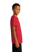 Sport-Tek YST720 Youth Re-Compete Moisture Wicking Short Sleeve Crewneck T-Shirt True Red Model Side