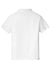 Sport-Tek YST740 Youth Moisture Wicking Micropique Short Sleeve Polo Shirt White Flat Back