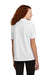 Sport-Tek YST740 Youth Moisture Wicking Micropique Short Sleeve Polo Shirt White Model Back