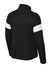 Sport-Tek YST800 Youth Travel Full Zip Jacket Black/White Flat Back