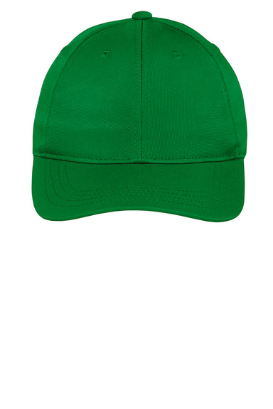 Sport-Tek YSTC10 Dry Zone Moisture Wicking Adjustable Hat Kelly Green Flat Front