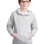 Sport-Tek Youth Drive Fleece Hooded Sweatshirt Hoodie - Heather Grey