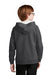 Sport-Tek YSTF200 Youth Drive Fleece Hooded Sweatshirt Hoodie Heather Graphite Grey Model Back