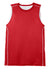 Sport-Tek YT555 Youth Moisture Wicking Mesh Reversible Tank Top True Red Flat Front