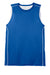 Sport-Tek YT555 Youth Moisture Wicking Mesh Reversible Tank Top True Royal Blue Flat Front