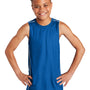 Sport-Tek Youth Moisture Wicking Mesh Reversible Tank Top - True Royal Blue