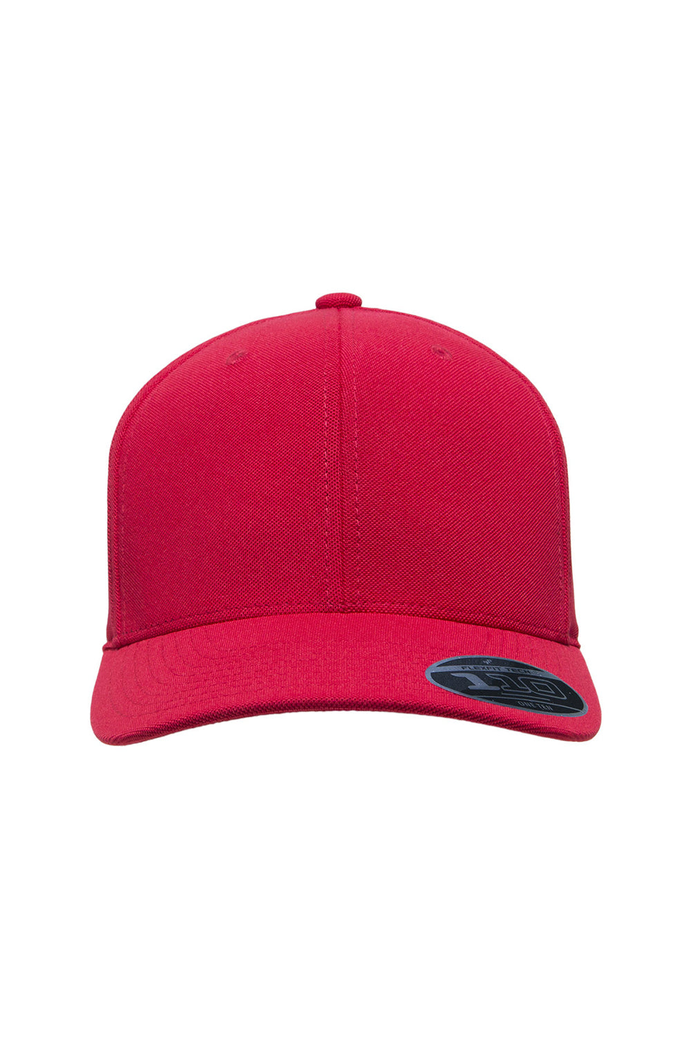 Team 365 ATB100 Mens Cool & Dry Moisture Wicking Adjustable Hat Red Flat Front