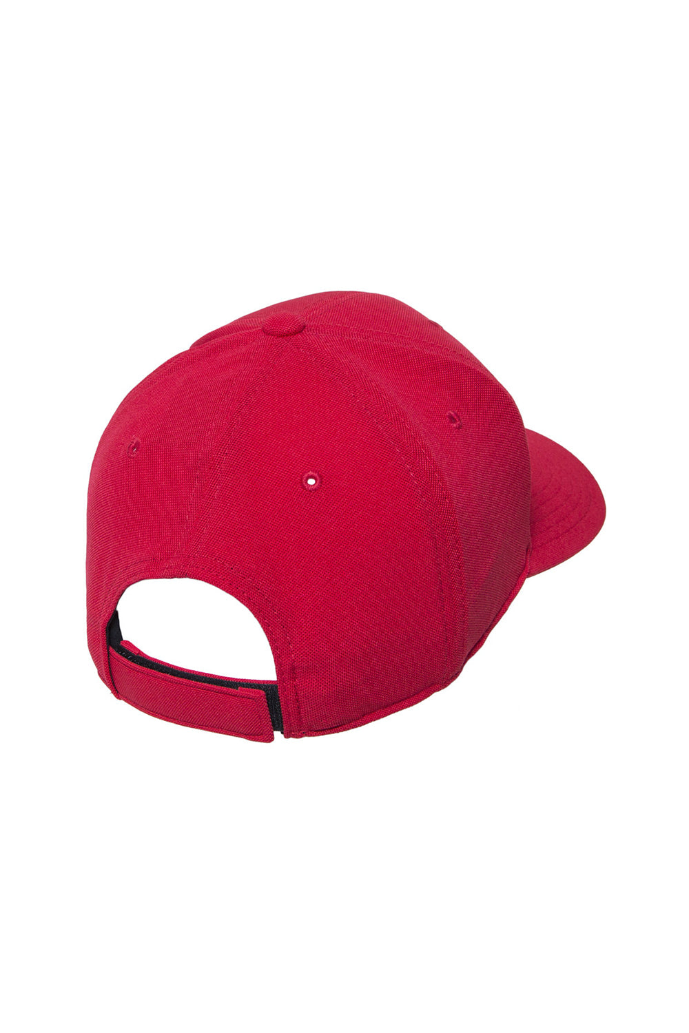 Team 365 ATB100 Mens Cool & Dry Moisture Wicking Adjustable Hat Red Flat Back