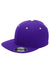 Team 365 ATB101 Mens Moisture Wicking Stretch Fit Hat Purple/White Flat Front