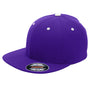 Team 365 Mens Moisture Wicking Stretch Fit Hat - Purple/White