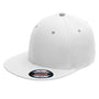 Team 365 Mens Moisture Wicking Stretch Fit Hat - White/Silver Grey