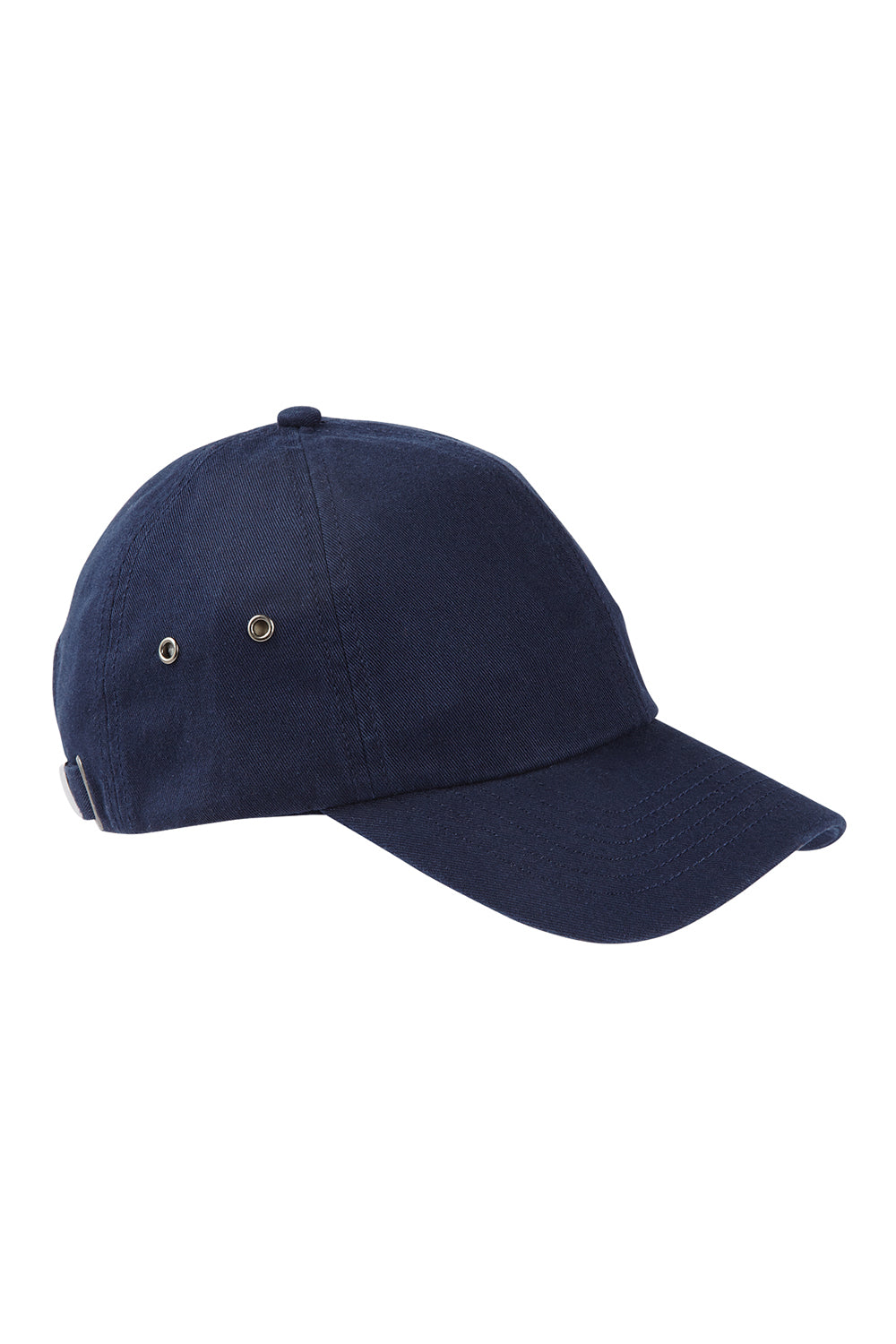 Big Accessories BA529 Mens Adjustable Hat Navy Blue Flat Front