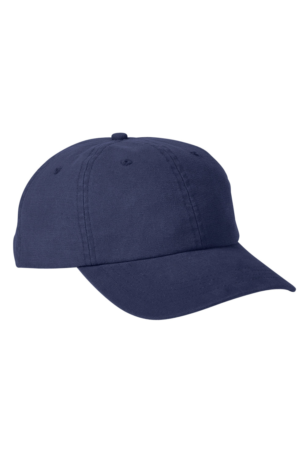 Big Accessories BA610 Mens Adjustable Hat Navy Blue Flat Front