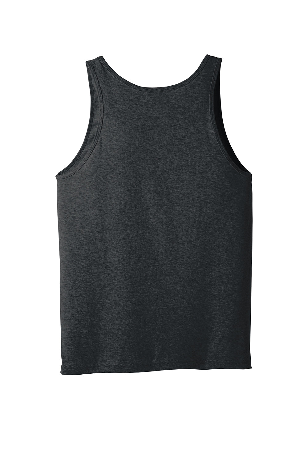 Bella + Canvas BC3480/3480 Mens Jersey Tank Top Heather Dark Grey Flat Back