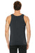 Bella + Canvas BC3480/3480 Mens Jersey Tank Top Heather Dark Grey Model Back